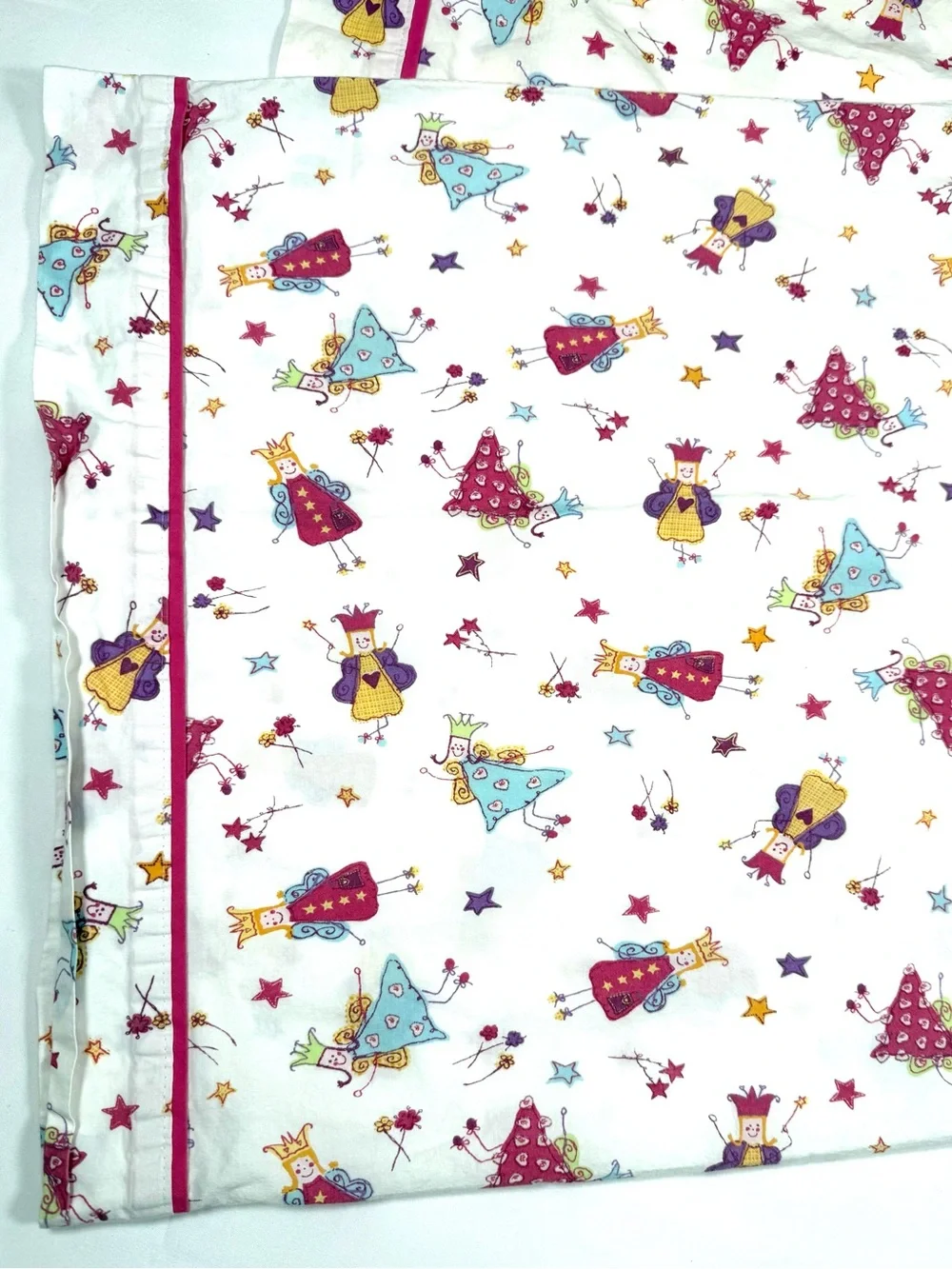 VINTAGE LAURA ASHLEY Lot 2 Standard‎ Princess Fairy Tale Cotton Pillowcases 1999